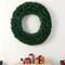 48" White LED Lights Artificial Christmas Wreath